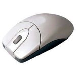 Projektoren: POSO Elektronik Arowana ScrollMaus funk Maus schnurlos 3 Tasten 520dpi + Tastenrad wei�