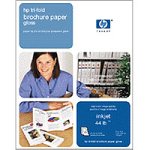 Heimkinosysteme: HP Brosch�ren & Flyer Papier, hochgl�nzend vorgefalzt Papier A4 50Blatt 160g/m� DeskJet/OfficeJet/PSC/PhotoSmart