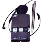 Digitalkameras: DNT Call4U Premium Call-Center-Set mit Kopfh�rer u. Verst�rkerbox schwarz