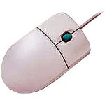 MP3 Player: Mitsumi ScrollMaus Elegance Maus PS/2 2 Tasten 400dpi + Tastenrad wei�