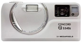 Camcorder: Concord Eye-Q 3340z Digitalkamera (3,1 Megapixel)