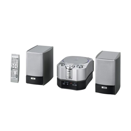 Telekommunikation: JVC FS-X1 Monoblock-Hifi mit Lautsprecherpaar Kompaktanlage silber