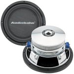 Zubeh&ouml;r: 12" (30cm) Subwoofer, 450W, 2x4 Ohm, Glasfiber Membran, Alukorb, 45 Oz Magnet, Fs 25,2Hz, Qts 0,41, VAS 66L, SPL 94dB, Einbaut. 181mm