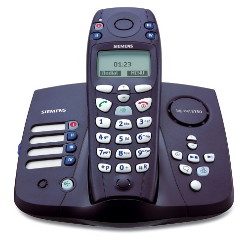 Festplatten: Siemens Gigaset E150 ozeanblau schnurloses DECT-Telefon mit Anrufbeantworter