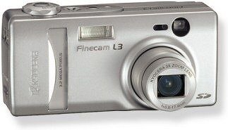 Kompaktanlagen: Kyocera FINE CAM L 3 3,2 Megapixel Digitalkamera