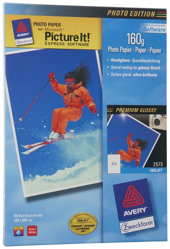 Elektronik und Foto: Avery Zweckform 50er Pack DIN-A4 Foto-Papier hochgl�nzend