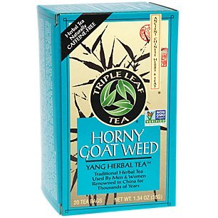 Triple Leaf Teas - Horny Goat Weed Tea, 20 bags, Buy it at The Vitamin Shoppe and Enjoy FREE Shipping on $75 purchase - Limited time offer!