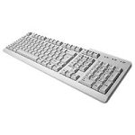 MP3 Player: Mitsumi KSX-4 Business Line Tastatur PS/2 105 Tasten MS W98 D Weiss