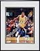 Magic Johnson "Ball in Right Hand" Double Matted 8" X 10" Photograph in Black Anodized Aluminum Fra