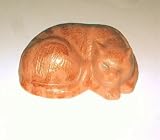 Sleeping orange tabby cat soap
