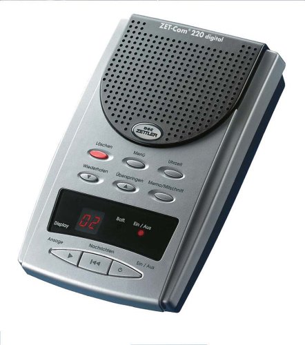 Digitalkameras: DSC Zettler ZET-Com 220 anthrazit_silber Anrufbeantworter