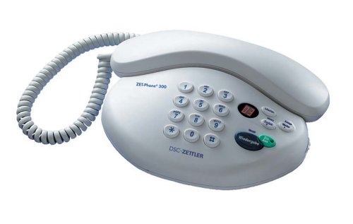 Digitalkameras: DSC-Zettler ZET-Phone 300 lichtgrau schnurgebundenes Telefon mit Anrufbeantworter