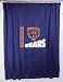 Chicago Bears Coordinating Shower Curtain from "The Locker Room Collection" by Kentex