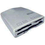 MP3 Player: Mitsumi FA401A 7in1 Cardreader + Floppy Drive Speicherkartenleser/schreiber USB2.0 ext f�r CF/MD/SM/MMC/SD/MS