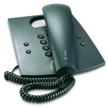 TV Geraete: Telekom T-Easy P112 Schnurgebundenes analog Telefon schwarzblau
