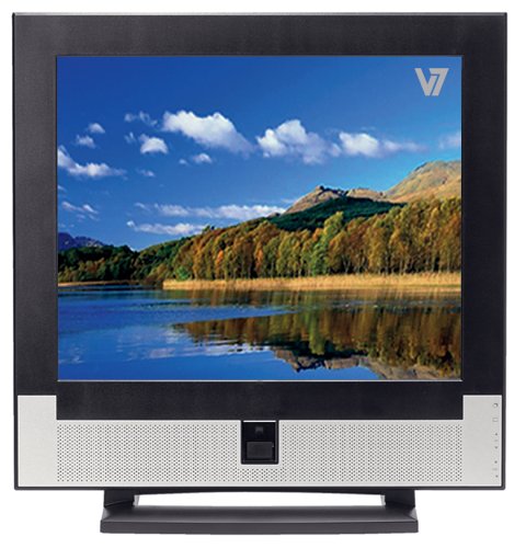Verst&auml;rker und Receiver: Videoseven V7 LTV 17 D 17-Zoll/ 38 cm LCD-Fernseher/PC-Monitor schwarz/silber