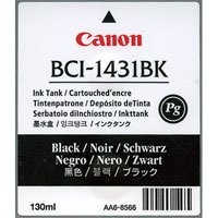 Camcorder: Canon pigmentiert BCI-1431 Tintenpatrone Bk (8963A001) 1x 130ml f�r W6200