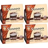 Senseo Douwe Egberts Dark Roast Coffee Pods, 18-Count Packages (Pack of 4)