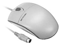 MP3 Player: Mitsumi Scroll Mouse Maus PS/2 3 Tasten 400dpi + Tastenrad grau
