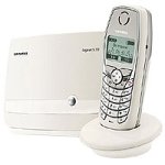 Festplatten: Siemens Gigaset SL100 weiss-metallic schnurloses DECT-Telefon