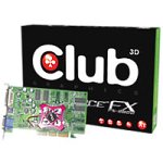 Camcorder: Club 3D NVidia GeForce FX 5600 XT 128 MB DDR AGP8x DVI, TV-Out Grafikkarte