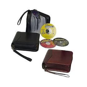 Leather 36-CD Holder by Amerileather