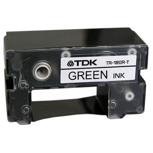 TV Ger&auml;te: TDK TR-18GR-T gr�nes Farbband f�r TDK Etikettendrucker