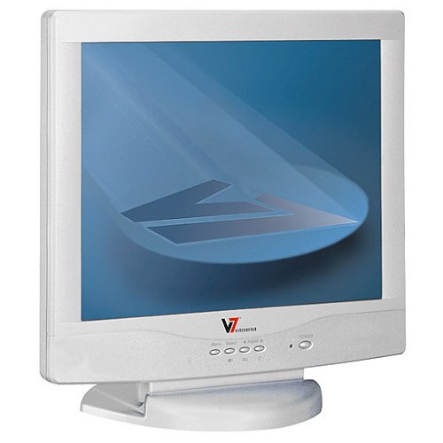 Verst&auml;rker und Receiver: V7 Videoseven V7 L15E 15-Zoll TFT-Monitor weiss/beige