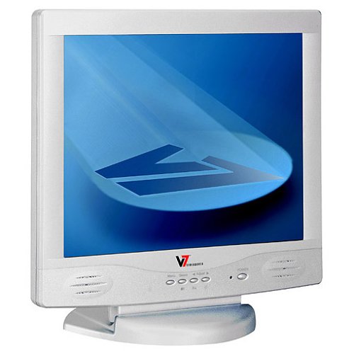 Verst&auml;rker und Receiver: V7 Videoseven V7 L15EM 15-Zoll TFT-Monitor weiss/beige (integr. Lautsprecher)