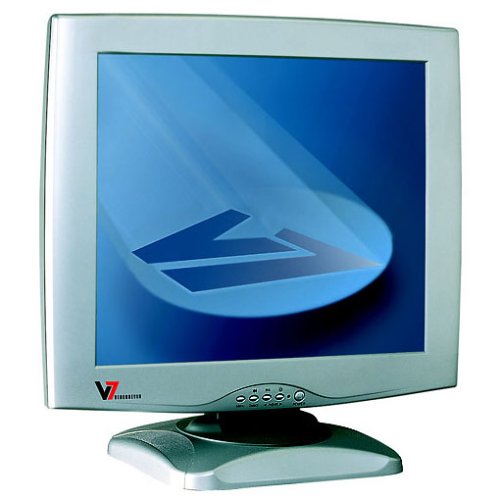 Verst&auml;rker und Receiver: V7 Videoseven V7 P19S 19-Zoll TFT-Monitor silber (DVI, integr. Lautsprecher)