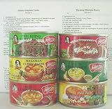 Six Thai Curry Paste Assortment . Great Gift!