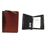Leather Zipper Three-ring Binder
