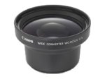 CANON WC-DC52A Wide Conversion Lens for Powershot S1 - 0.7 x (26.6mm in 35mm format)