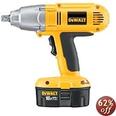 DeWALT DW059K-2 18-Volt Ni-Cad 1/2-inch Cordless Impact Wrench Kit