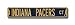 Steel Street Sign: "Indiana Pacers"