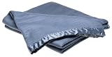 Wamsutta Acrylic Thermal Full/Queen Blanket, Medium Blue