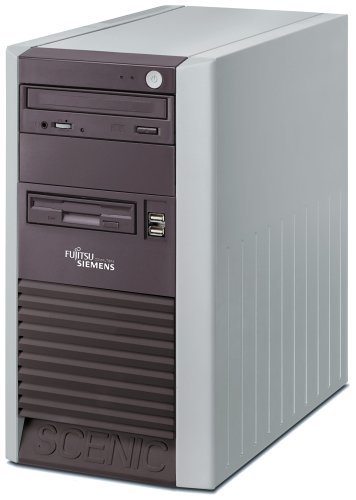 Festnetztelefone: Fujitsu Siemens Scenic X100 P300 Desktop-PC (Intel Celeron 2,6GHz; 256MB RAM; 40GB HDD; CD-ROM; SUSE Linux)