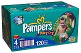 Pampers Value Pack Size 4 Baby-Dry Diapers  120-Diapers