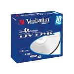 Verst&auml;rker und Receiver: Verbatim DVD+R 4X 4,7GB Scratch Resistant Surface 10er Spindel DVD-Rohlinge