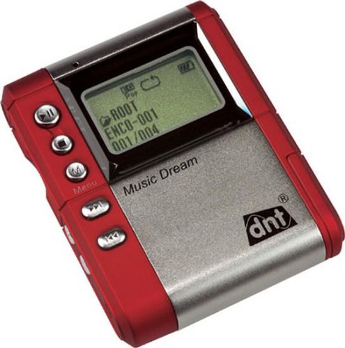 Digitalkameras: dnt MusicDream 1 Tragbarer MP3-Player 128MB mit SD/MMC-Kartenleser silber