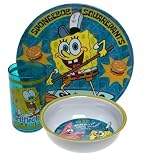 Spongebob Squarepants 3 Piece Dinnerware Set - Clamshell