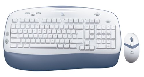 Lautsprecher: Logitech Cordless Desktop Express Tastatur und Maus