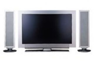 Lautsprecher: LG RZ 30 LZ 13 WXGA 30-Zoll/ 82 cm 16:9 LCD-Fernseher silber