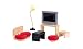 Plan Toys 7442: Living Room (Wooden Dollhouse Furniture)