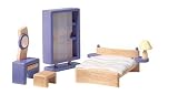 Plan Toys 7444: Bedroom (Wooden Dollhouse Furniture)