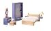Plan Toys 7444: Bedroom (Wooden Dollhouse Furniture)