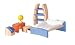 Plan Toys 7445: Childrens Room (Wooden Dollhouse Furniture)