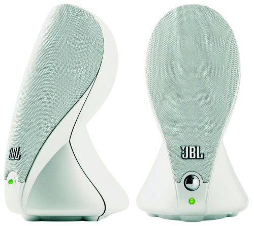 Telekommunikation: JBL Duet II weiss 2.0 PC-Lautsprecher