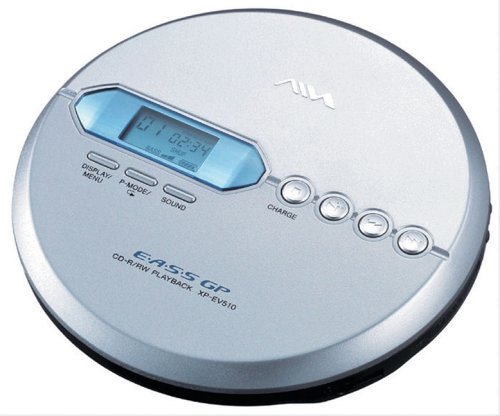 Elektronik und Foto: Aiwa XP-EV515 Tragbarer CD-Player silber