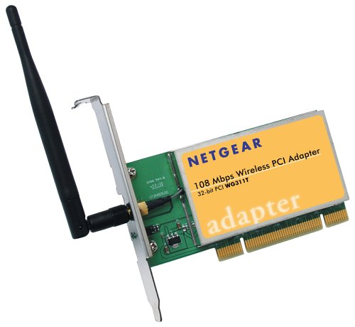 Notebooks: Netgear WG311TGR 108 Mbit/s Wireless PCI Adapter, Netzwerkkarte